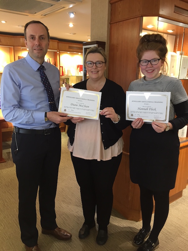 Congratulations to staff at Robert Adair Jewellers